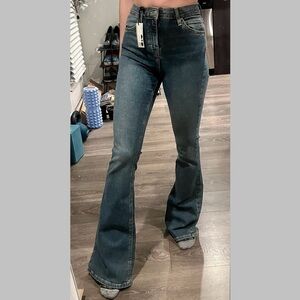 Topshop Jamie Flare Jeans (Tall)